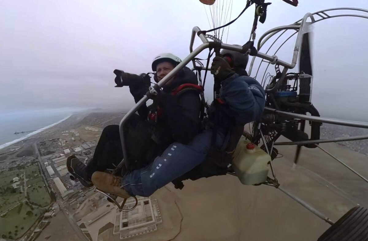 Vuelo en paratrike en Lurín